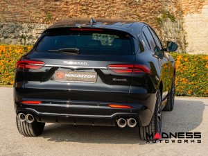 Maserati Grecale Performance Exhaust System - 2.0L GT - Ragazzon - Evo Line - Axle Back w/ Electronic Operated Valve - Dual Exit/ Quad Stainless Steel Tips Maserati Grecale Performance Exhaust System - 2.0L GT - Ragazzon - Evo Line - Axle Back w/ Electronic Operated Valve - Dual Exit/ Quad Stainless Steel Tips